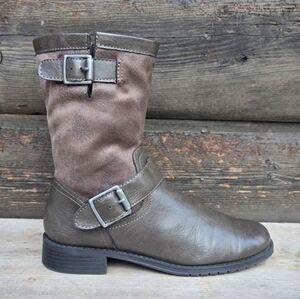 A2 By Aerosole Slow Ride Relaxed Moto Buckle Comfort Moto Bootie 6.5M